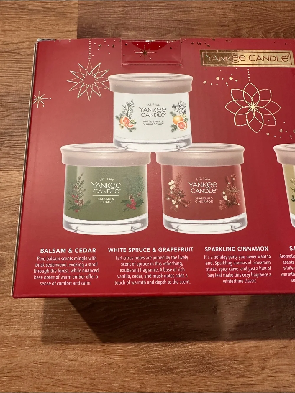 NIB Yankee Candle Holiday Candle Variety, 4.3 Ounce (Pack of 6)